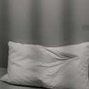 Standard Size Bed Pillow, White, 35 x 19 inches, Plush Fill