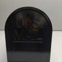 Metal Post Mount Mailboxes for Outside,Galvanized Steel,Waterproof,Medium Capacity,Red Flag Indicated,Modern Style,Mail Boxes for House Outside/Residential,Black,18.8 x 9 x 6.7 inches