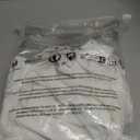 jinghuiyue Women's Casual Button Down Shirts Long Sleeve Oversize Blouse Loose Shirt Dress with Side Pockets (X-Large, White)