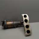 Exhaust Manifold Catalytic Converter Fit for Toyota Camry 2.4L 2002 2003 2004 2005 2006 High Catalytic Performance (EPA Compliant) 25051-0H050, 25051-0H040