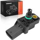 A-Premium Manifold Pressure (MAP) Sensor [4 Pins] Compatible with Volkswagen Jetta Passat 2014-2019, Golf 2015-2018, Golf Alltrack 2017-2019, Golf SportWagen, Tiguan, Beetle, Atlas, GTI & Audi Q5