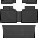 Jenofa-Car Floor Mats for Chevy Equinox 2012-2017 for GMC Terrain 2012-2017 All Weather Floor Mats Cargo Mat Full Set Car Mat for Equinox Set Floor Liners Accessories Black