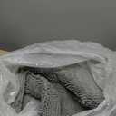 OLANLY Dog Door Mat for Muddy Paws 59x35, Absorbs Moisture and Dirt, Absorbent Non-Slip Washable Doormat, Quick Dry Chenille Mud Mat for Dogs, Entry Indoor Entryway Carpet for Inside Floor, Grey