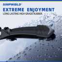 2 Factory Wiper Blades Replacement For 2009-2020-Honda-Fit/2011-2016-Hyundai-Elantra/2013-2014-Hyundai-Elantra Coupe Original Equipment Windshield Wiper Blades Set 28"+14" (Set of 2) U/J HOOK