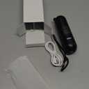 JISULIFE Handheld Mini Fan, 3 IN 1 USB Rechargeable Portable Fan [12-19 Working Hours] with Power Bank, Flashlight, Pocket Design for Travel/Summer/Concerts/Lash, Gifts for Women (Black)