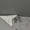 2 Pack 26.8 Inch Paper Star Lantern Christmas Decor with Timer, 3D 8 Modes 7-Pointed Star Diwali Hanging Paper Lights, Christmas Decorations Lamp Indoor for Birthday Wedding Party (White)