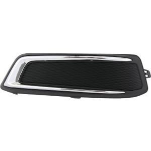 Front Driver Side Fog Light Cover without Fog Light Hole Black Compatible with 2014-2020 Chevy Impala, Replace GM1038145 22738853
