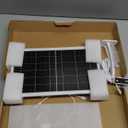 Zivif 13W Solar Panel for Outdoor Security Cameras, USB-C, Micro USB & 5.5x2.1mm DC Output, 360 Adjustable Mount, IP66 Waterproof, 7.2FT Cable, Compatible with Battery-Powered Cameras