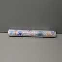 practicalWs Peel and Stick Wallpaper Boho 17.7" x 393.7", Colorful Floral Contact Paper for Bedroom Decor, Modern Coconut Tree Self Adhesive Removable Mural, Vinyl Wall Paper Roll (Blue)