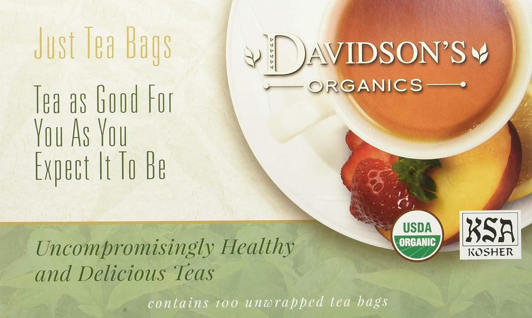 Davidson's Organics, Irish Breakfast, 100-count Unwrapped Tea Bags (EXP 08/06/27)
