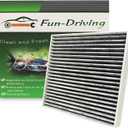 FUN-DRIVING FD727 Cabin Air Filter for Sportage Elantra, Santa Cruz, Santa Fe, Tucson, K5, Sorento, Sonata (2021-2023), GV60 2023, Niro 23, Sportage 23