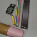 MODERN WAVE - Reusable Magnetic Stripes Labels for School/Office/Home/Warehouses/Shelves/Whiteboards 6 x 2 cm (Multicolor, 84 pcs)