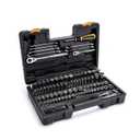 121 Piece 1/4” & 3/8” Drive 72-Tooth SAE/Metric Mechanics Hand Tool Set
