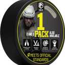 EAGLES Ice Hockey Pucks 1, 2, 3, 6 or 50 Pack | High Grade Pucks Official Regulation Weight & Size for Practice & Classic Training - 6 oz Diameter 3" Thickness 1" Black Hockey Puck Roller Hockey