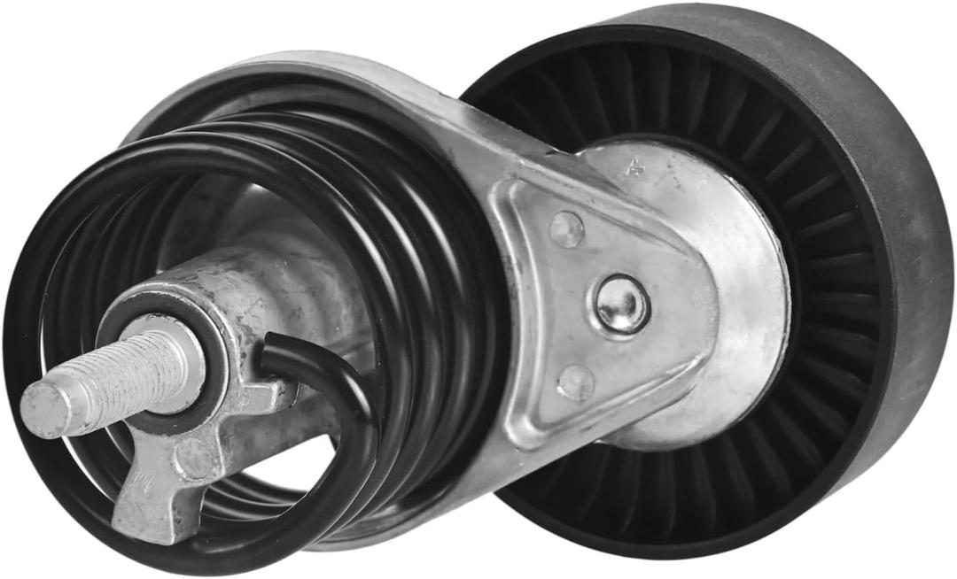 38123 Automatic Belt Tensioner w/Pully Compatible with 1992-1997 Ford Models V8: Bronco, E-150/E-250/E-350 Econoline, Club Wagon, F-250/F-350, F Super Duty - 5.0L, 5.8L, 7.3L