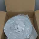 LazBlinds Room Darkening Vertical Blinds Replacement Slats – Polyester Fabric for Sliding Glass Door, Patio & Windows, 82.5"x3.5", 34 Pack, Grey-White