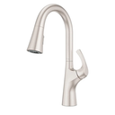Pfister Talega Kitchen Sink Faucet with Pull Down Sprayer Single Handle High Arc Spout Spot Defense Stainless Steel NSF Certified 1 or 3 Hole Installation F5297TEGS