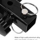 Rear Basket Convert Frame, Aluminum Alloy Multifunctional Rear Mounting Bracket Transfer Frame Rear Mounting Bracket Frame for Rear Box, Umbrella for Mobility Scooter, Cart