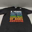 9 Year Old Bday Decorations Son Boy 9yr 9th Birthday T-Shirt (Black, M)