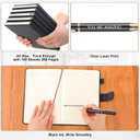 Kosiz 40 Pcs Valentines Employee Appreciation Gift Bulk A5 Motivational Leather Notebook and Pen Inspirational Journal with Pen for Women Men Nurse Volunteer Social Worker Team Coworker Staff Teacher