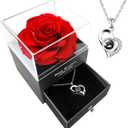 VANGOLD Gifts for Mom,Most Popular Valentine's Day Gifts,Gifts for Girlfriend I Love You Necklace in 100 Languages Gifts for Girlfrien