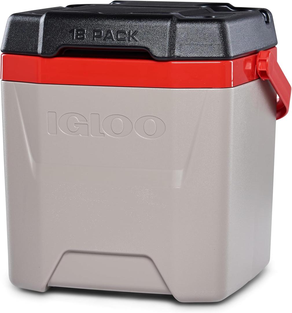 Igloo Hard Cooler | Profile, Quantum & Legends Series | Insulated Ice Chests (Quantum 18-Can)