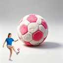 PMDYBY Soccer Footbag Sacks,Soft Plush Footbags,Durable Fleece Juggling Balls,Foot Coordination Training,Outdoor Indoor Party Games (Pink)