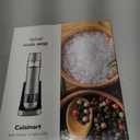 Cuisinart SG-3P1 Rechargeable Salt, Pepper, and Spice Mill (Gray)