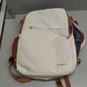 Taygeer Backpack for Women, College Backpack with Laptop Compartment & Shoe Pouch, 35l Travel Laptop Mochila Carry On Luggage, Airline Approved Personal Item Bag For Weekender Gym Hiking, Khaki White (Large)