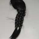 Long Braid Wig With Bangs Black Braided Wig Girls Halloween costume Wigs For Kids