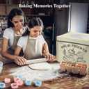 Bread Proofing Box with Temp & Timer Control Foldable Bread Proofer for Dough, Sourdough, Pizza & Yogurt Large Proofing Container for 3D Filament Drying, with NTC Sensor & Bonus Shelf, 11.81"D x 15.75"W x 12.2"H