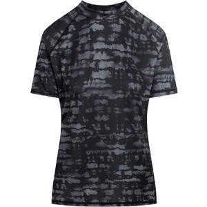 Kanu Surf womens Marina Upf 50+ Short Sleeved Active Rashguard & Workout Top (Black, S)