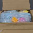 Hamiledyi Portable Hamster Cage 2 Layers Dwarf Hamster Habitat Small Animal Travel Cage with Exercise Wheel Hamster Enclosure Mouse Cage for Hamsters Mice Gerbils or Other Tiny Pets (Blue)