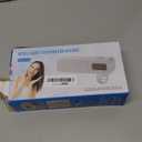 NeteHon Smart Toothbrush Holder, Wall Mounted Toothbrush Holder with Toothpaste Dispenser, Drying Function and 3 Toothbrush Slots for Bathroom (Black)