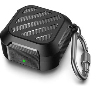 Samsung Galaxy Buds FE (2023) Protective Case - Shock-Proof, Wireless Charging (Black)