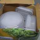 60 PCS Food Storage Containers with Lids Airtight, (30 Lids & 30 Containers) Leak proof Containers Set for Kitchen, Meal Prep, BPA-Free, PVC-Free Plastic, Microwave/Dishwasher Safe, Extra Labels & Pen