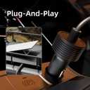 DAIERTEK Starlink Gen 3 12V Cigarette Lighter Adapter, 10V-36V Input 57V 4.5A Output, 18AWG Starlink Standard Car Charger, Waterproof Portable High Efficiency Stable Starlink DC Power Supply