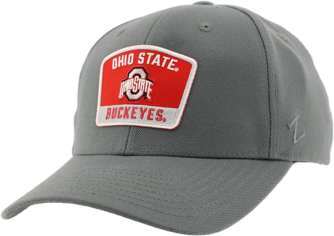 Zephyr NCAA Officially Licensed Hat Competitor Patch Switchback Gray (Gray)