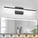 VOLISUN Modern Bathroom Vanity Light 24 inch, 24W Dimmable 5CCT Led Bathroom Light Fixture Over Mirror, Black Bar Vanity Light for Bathrooms Mirror Cabinets Bedroom-ETL Certificated