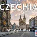 Czech Republic Calendar 2026 Czechia Monthly Wall Calender | American Made In The USA
