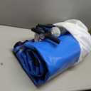 Inflatable Floating PlatformInflatable Floating DockMulti-Scene Water Floating PlatformSuitable for Rivers, Lakes, seasides, Swimming Pools; (180X150X15CM, Mint)