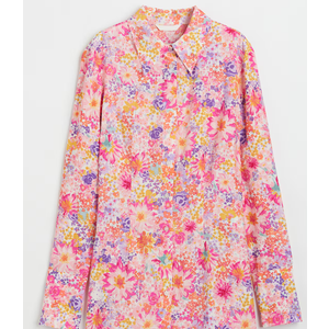 Women's Casual V Neck Floral Print Smocked Short Sleeve Chiffon Blouses Bohemian Top Shirts 3X
