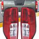 LIWEDFG Tail Light Assembly Compatible with Nissan Frontier 2005-2021 | Suzuki Equator 2009-2012, Halogen Type Rear Lamp Replacement for NI2800170 26555EA825 NI2801170 26550EA825, Red Lens Pair