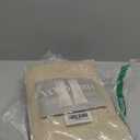 Linen Semi Sheer Curtains Tab Top Light Filtering Elegant Curtains & Drapes for Bedroom (Khaki, 52" W x 90" L, Pack of 2)