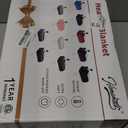 Homemate Electric Heated Blanket Twin Size - 62"x84" Heating Blanket Twin Size 1/2/4/6/8 Hours Auto-Off 10 Heat Level Over-Heat Protection Flannel Sherpa ETL Certification (01 - Light Grey)