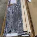 Allewie Queen Size Bed Frame with Button Tufted Wingback Headboard, Upholstered Platform Bed with Wooden Slats Support - No Box Spring Needed, Noise-Free, Easy Assembly, Dark Grey