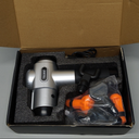 TOLOCO Massage Gun, Muscle Massage Gun Deep Tissue for Athletes with 10 Massage Heads, Electric Percussion Massager for Any Pain Relief, Valentines Day Gifts for Him Her, Silver