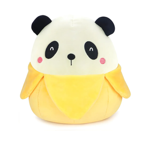 11inch Cute Banana Panda Plush, Kawaii Panda Pillow Gifts for Kids Girls Boys Birthday Christmas Home Decor