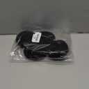 FANDAMEI Hair Bun Makers: Small & Extra Small Donut & Ballet Buns for Kids with Elastic Ties & Pins (Black)