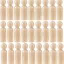 HAKZEON 40 Pack 3-1/2 Inches Unfinished Wooden Peg Dolls, Decorative Wooden Peg Dolls People, Wood Peg Doll Body for Painting, DIY Craft Art Projects, Home Decoration